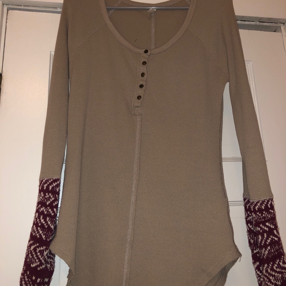 Barely worn Free People Henley